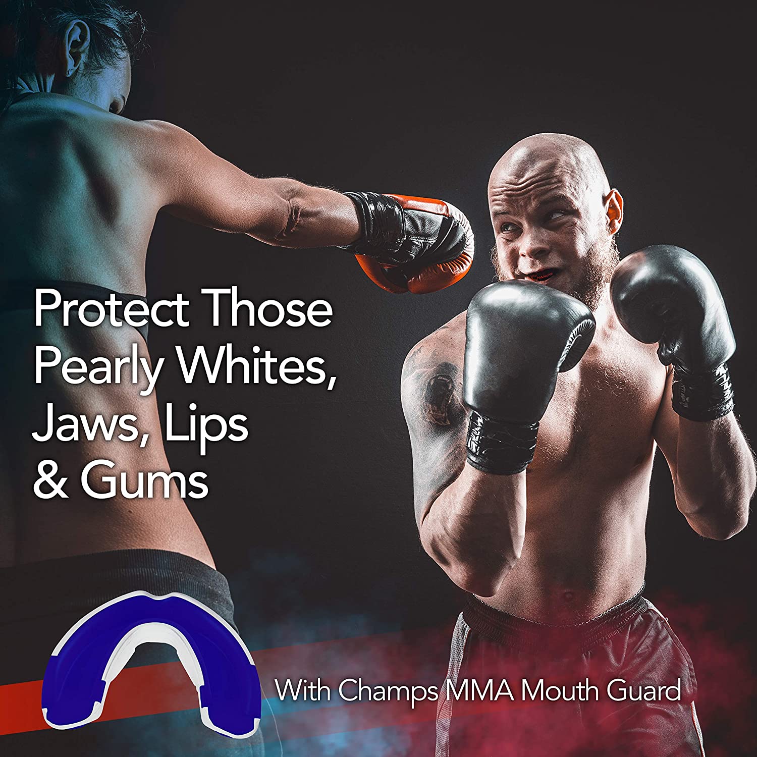 Champs MMA Mouth Guard - Martial Arts Training Mouthpiece