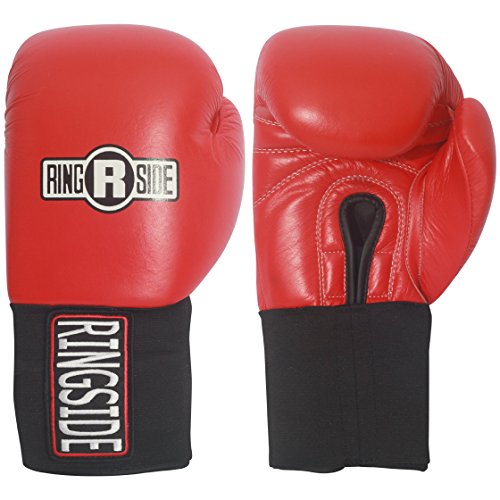12-Ounce Blue Ringside Competition Hook and Loop Boxing Gloves