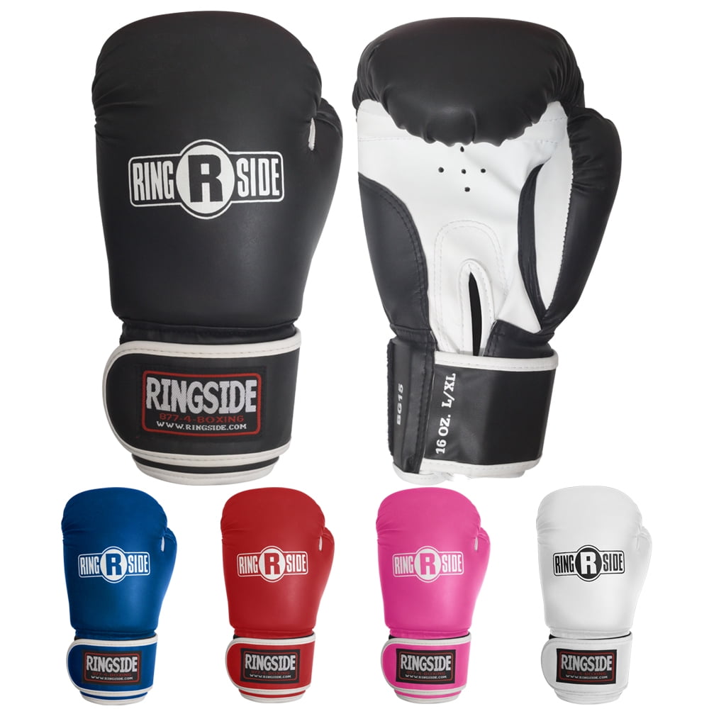 Ringside Striker Boxing Gloves - Small/Medium Black/White