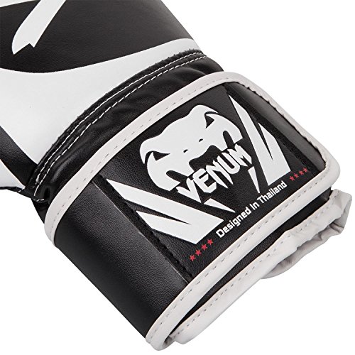 Venum Challenger 2.0 Pro Boxing Gloves, Black/White (10 oz)