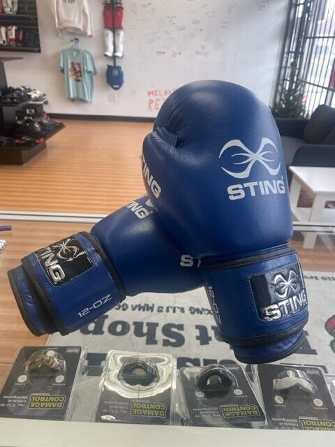 Sting AIBA Approved Blue 12oz Boxing Gloves