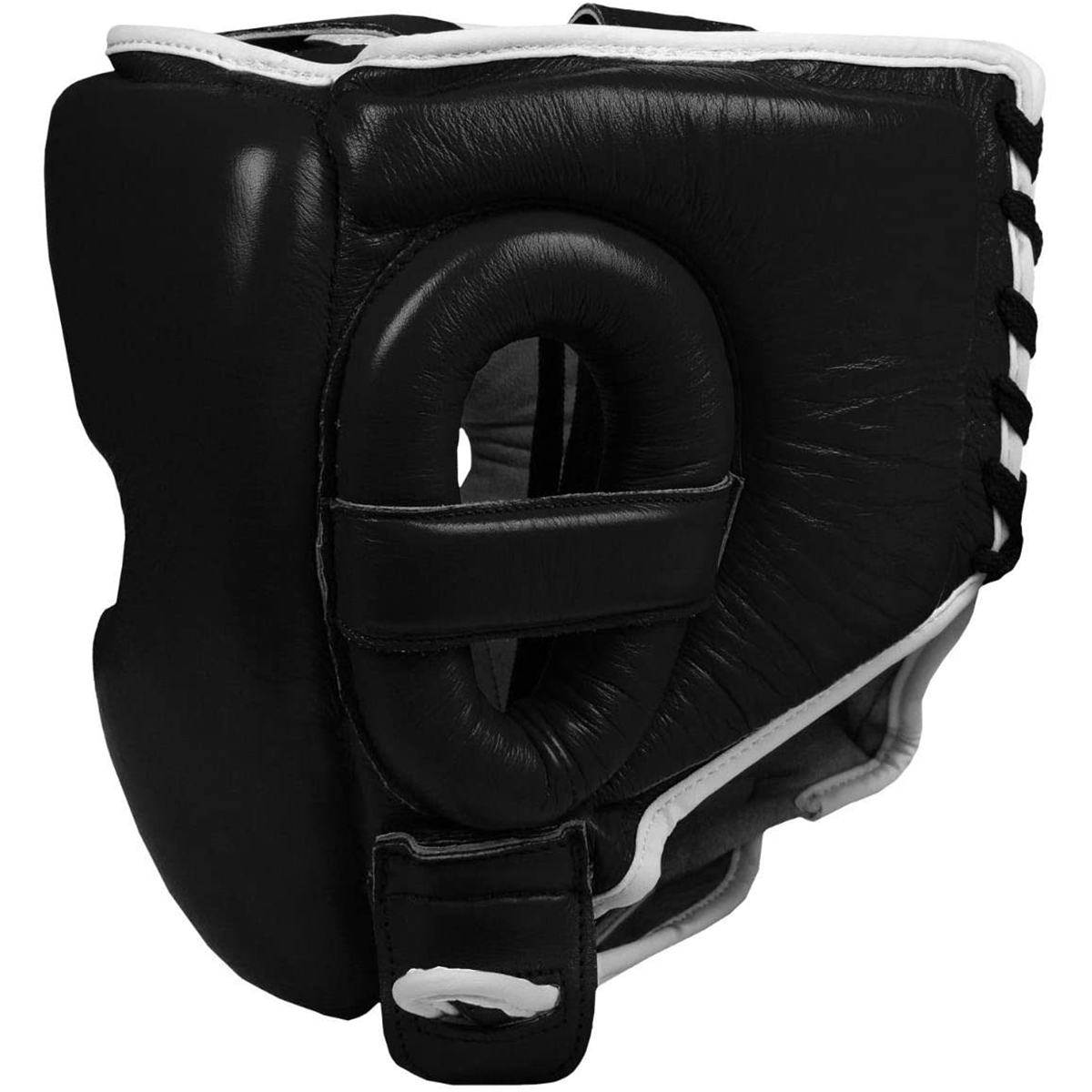 Title Boxing Regular Black Leather Training Headgear