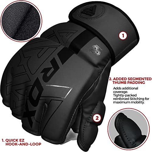 RDX MMA Gloves - Maya Hide Leather, Cage Fighting