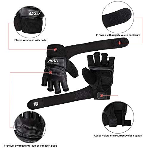 Half Mitts for MMA, Boxing, and Kickboxing