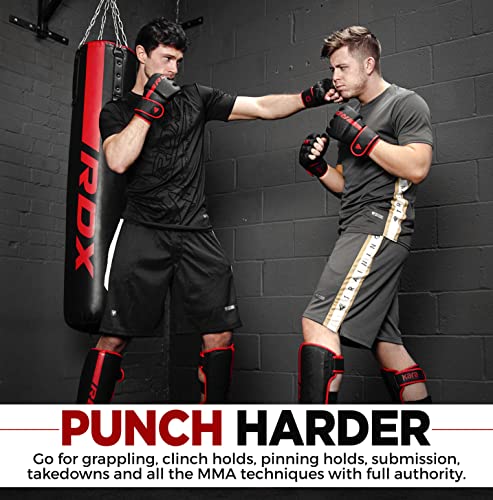 RDX MMA Gloves - Maya Hide Leather, Cage Fighting