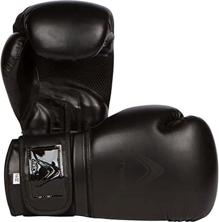 Premium Unisex Boxing Gloves, 16 oz Black/Black