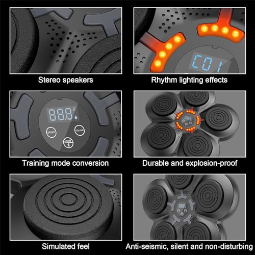 Himove Music Boxing Machine with Bluetooth Trainer