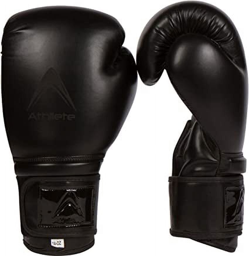 Premium Unisex Boxing Gloves, 16 oz Black/Black