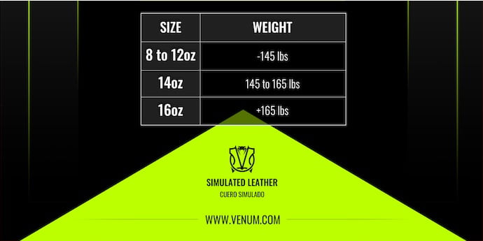 Venum Classic Black Kids Boxing Gloves - 8 oz