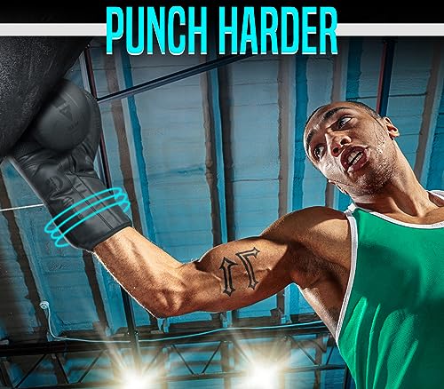 RDX Boxing Gloves Pro Training, Maya Hide Leather