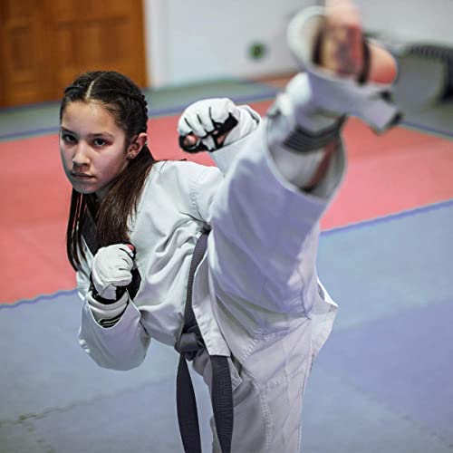 LangRay Boxing Gloves for Sparring Training, White M