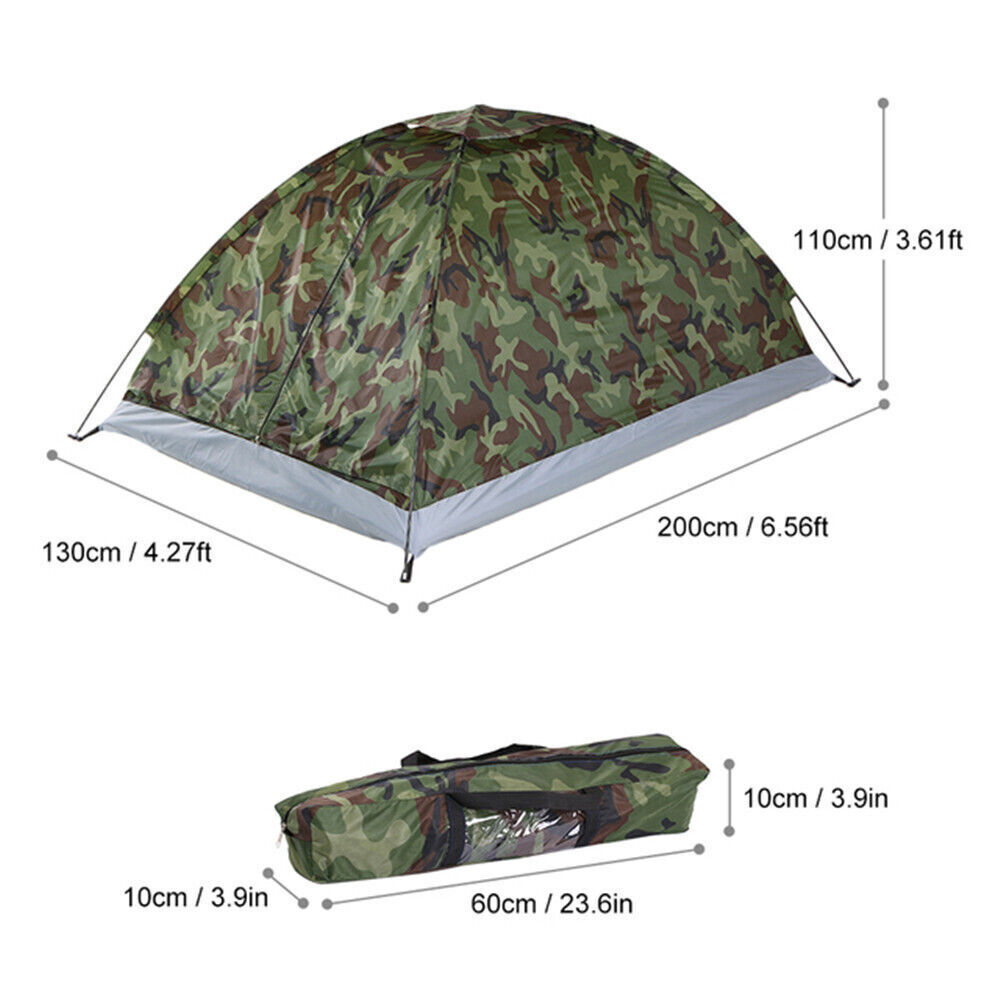 Lightweight Waterproof 2-3 Person Camping Dome Tent 10'x30