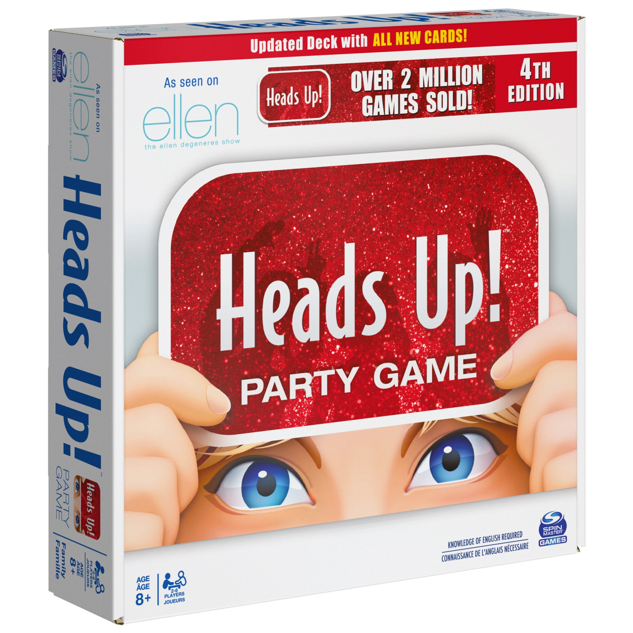 Heads Up! Party Game - 4th Edition, 2-8 Players