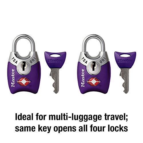 Master Lock TSA Approved Keyed Locks, 2-Pack