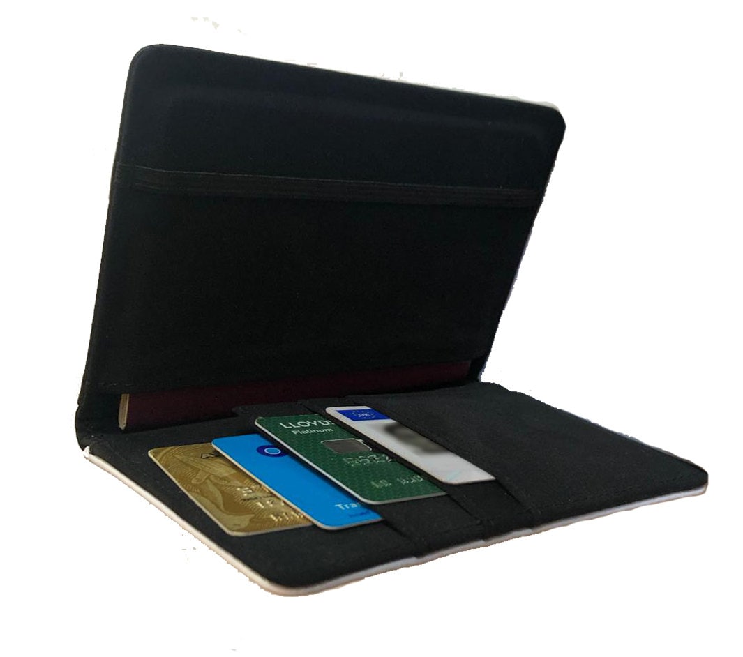 Customized Mickey Mouse Passport Cover and Luggage Tag Set