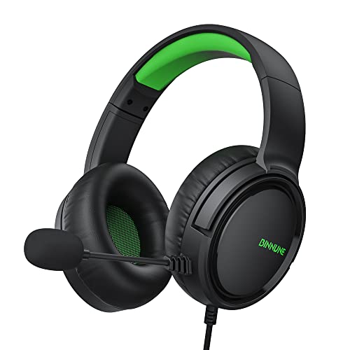 BINNUNE Wired Gaming Headset for Xbox Series X