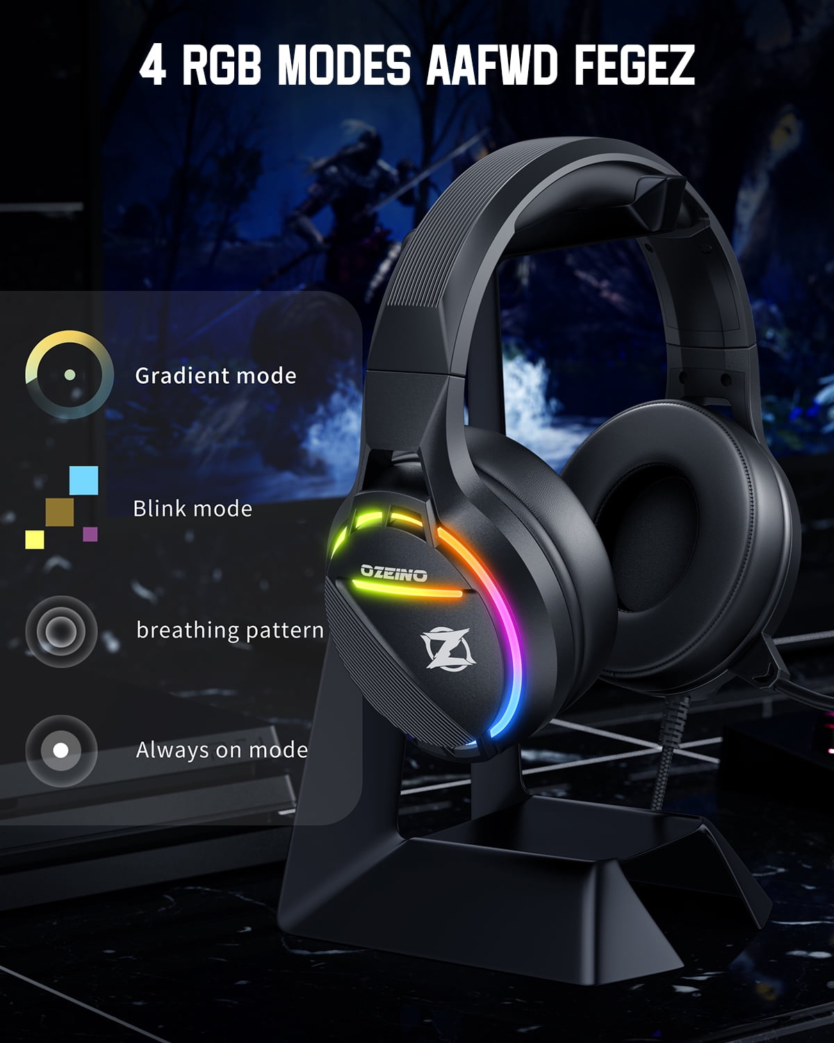 Ozeino Gaming Headset for Xbox Series X|S