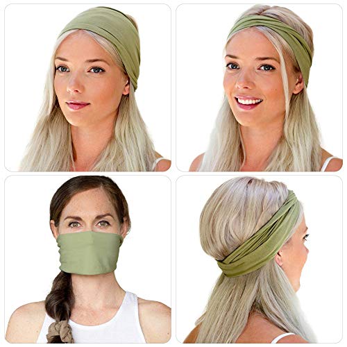 Set of 12 Non-Slip Headbands for Yoga