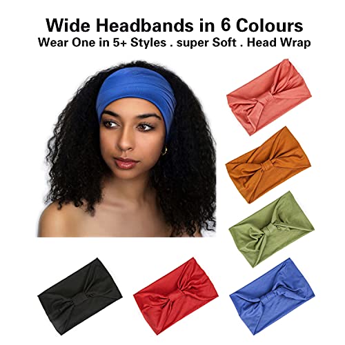 GILI 6 Pack Non-Slip Headbands for Yoga