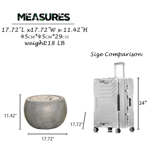 Tankana Outdoor Water Fountain with Lights and Pump