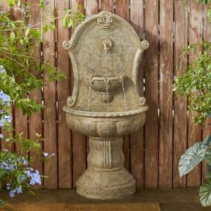 Glitzhome 49" LED Wall Fountain with Pump