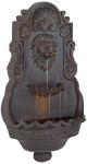 Large Bronze Lion Head Wall Fountain with Light