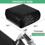 25x30FT Sun Resistant Pond Liner with Buttonholes