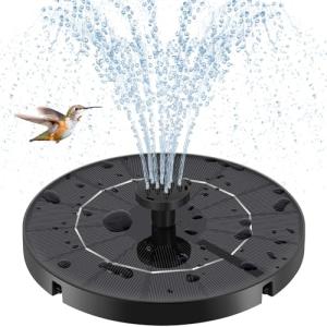 Solar Fountain for Bird Bath and Garden