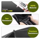20x20 FT Puncture Resistant Pond Liner