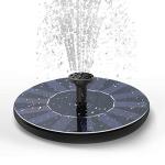 Solar Powered Fountain Pump for Bird Baths