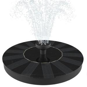 Solar Bird Bath Fountain Pump with 1.3W Panel