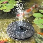 Solar Bird Bath Fountain Pump with 1.3W Panel