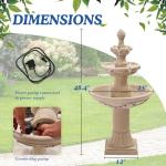Italian Outdoor Water Fountain for Garden Decor
