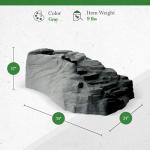 Algreen Rock Waterfall Fountain for Gardens & Yards