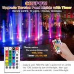 RGBW Underwater Pond Lights with Timer - Set of 3