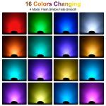 RGBW Underwater Pond Lights with Timer - Set of 3