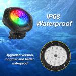 RGBW Underwater Pond Lights with Timer - Set of 3