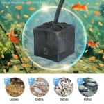 Fineday Pond Filter, Anti-Clogging Cube Outdoor Mesh Water Pump Barrier Bag Box Basket (10 inch)
