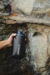 LifeStraw Peak Series - Collapsible Squeeze Bottle Water Filter System – 650ml for Trail Running, Through Hiking, Travel, Cycling, and Fishing, Dark Mountain Gray