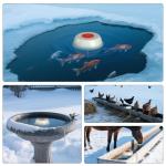 SoulBay 1000W Thermostatic Pond Heater for Winter