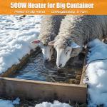 Engtesy 500W Submersible Pond Heater for Winter