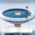 SoulBay 1000W Thermostatic Pond Heater for Winter