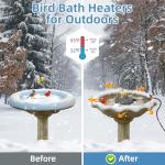 110W Outdoor Bird Bath Heater and Deicer