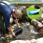 Pond Filter and Fountain Pump Kit, 660GPH