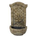 Sunnydaze 31" Wall Water Fountain - Florentine Stone