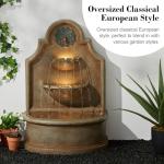 Antique European Wall Mounted Outdoor Water Fountain