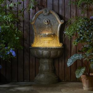 Outdoor Wall Mounted LED Water Fountain