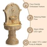 Outdoor Wall Mounted LED Water Fountain