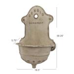 Vintage Iron Wall Water Fountain by Creative Co-Op