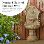 Outdoor Wall Mounted LED Water Fountain